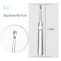 Pimienta de Acero Inoxidable Profesional Herramienta de Manicura para Eliminación de Piel Muerta y Push de Keratina Herramienta de Belleza para Pedicuras y Trimming de Uñas Artísticas - details 1