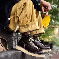 Zapatos de cuero vacuno puro de alta gama, estilo casual de herramientas, zapatos de tablero de caña alta - details 3