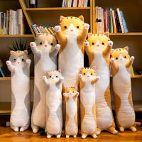 Cojín decorativo de felpa para niños, cojín de asiento de felpa larga con diseño de gato lindo para dormir, ideal para cumpleaños - details 3