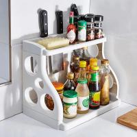 Estantes de cocina versátiles extraíbles y perforados dobles para especias y cuchillos - details 3