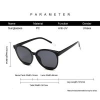 Nuevas Gafas de Sol 2025 para Mujer Clásicas con Espejo de Metal Vintage con Protección UV400 - details 1