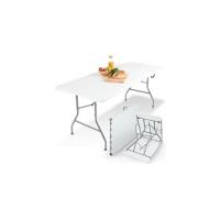 Banco Plegable para Cerveza I Longitud de 183x28x43cm Set de 2 Ideal para Acampar, Jardín, Fiesta en Jardín - details 24