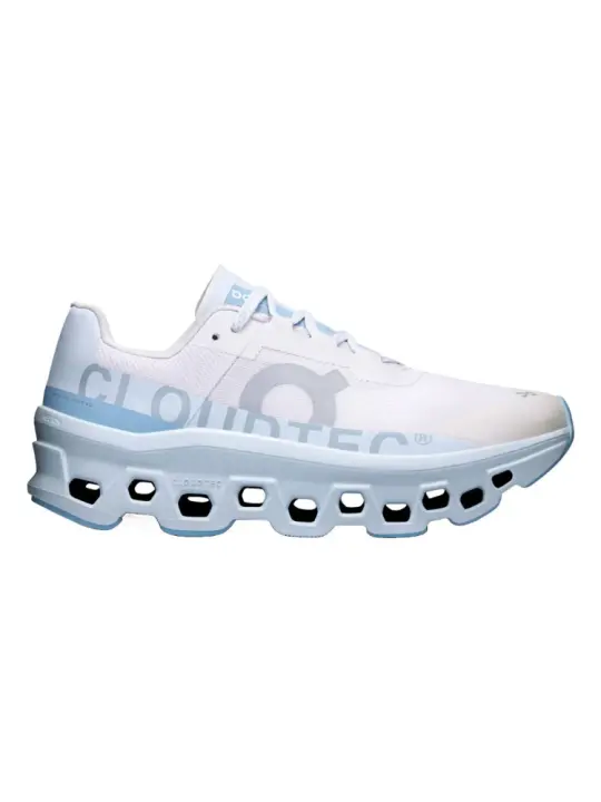 Zapatillas Azules On Running Cloudmonster Mujer Frost Wash con Amoriguación - 1
