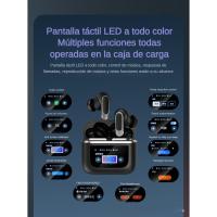 Auriculares Bluetooth Inalámbricos SANLEPUS 2024, Pantalla Digital Táctil Inteligente, Bluetooth 5.3 con Micrófono HD, HiFi Estéreo, Reducción de Ruido, 32H de Reproducción, Control Táctil, Compatibles con Android y iPhone - details 0