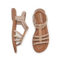 K9001-20 Nuevas Sandalias de Mujer Talla Grande con Hebilla Hueca, Suela Suave Romana, Estilo Simple y Moderno 2025 - details 3