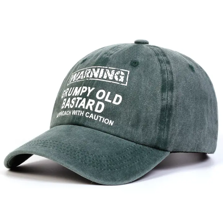 Gorra de Béisbol Unisex con Estampado Grupy Old Bastard Ajustable Casual de Moda para Hombres y Mujeres Protección Solar Gorras y Sombreros de Primavera y Otoño - 1
