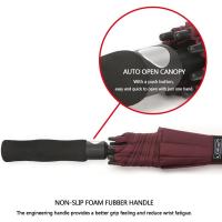 Paraguas de Golf abierto automático, paraguas de palo impermeables a prueba de viento con doble dosel extragrande de gran tamaño - details 97