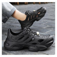 Zapatos de los hombres de verano nuevas sandalias de los hombres no apestan pies agujero zapatos de moda versátil casual zapatos hueco transpirable solo zapatos - details 9
