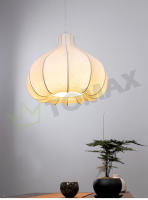 TOMAXIN-Lámpara de araña para sala de estar, dormitorio, estudio, seda, atenuación tricolor, 60CM - details 7