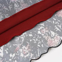 BUNO-faldas de malla florales Vintage para mujer, faldas largas rectas ajustadas de estilo chino de cintura media, ropa de calle de moda de verano 2025 - details 12