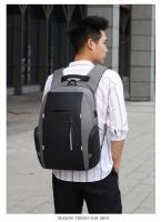 Mochila Portátil Impermeable para Hombres Carga USB Resistente al Desgaste - details 21