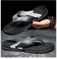 Chanclas antideslizantes de moda para hombre, personalizadas, zapatillas de playa para hombre, suaves, que no se pegan al pie, para usar zapatillas frescas. - details 4