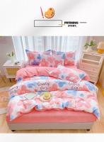 Funda de Edredón de Flores Estampadas y Espumadas para Cama Doble Individual sin Funda de Almohada y Sábana Rosa Cómoda y Gruesa - details 6