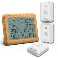 ORIA-higrómetro Digital para interiores y exteriores, termómetro LCD, Sensor inalámbrico, Monitor de temperatura y humedad, Control remoto - details 7
