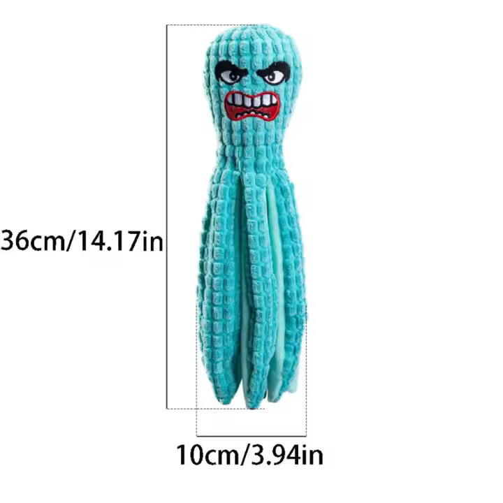 Juguete de peluche divertido para perros resistente al desgaste, juguete duradero y suave para hacer sonido, juguete interactivo creativo para masticar mascotas, regalo - 1