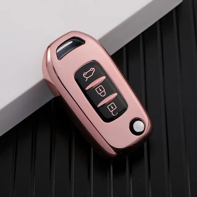 Funda de Llave de Coche Renault Protector de TPU para Kadjar, Captur, Megane, Sandero, Stepway, Logan, Clio 5, Arkana 2020-2021 - 1