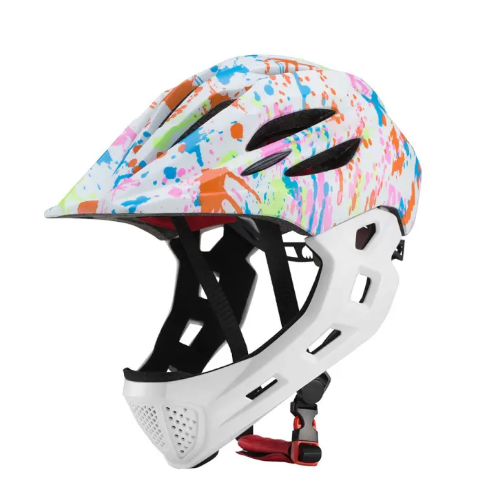Casco De Bicicleta Ajustable Y Transpirable Para Niños Con LED Para Motoscúter Y Equilibrio Casco Completo De Deportes Ciclísticos - 1