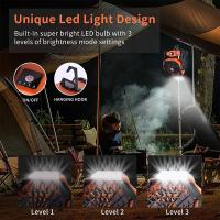 Ventilador de Camping Multifuncional Portátil Recargable por USB Ventilador de Techo para Exteriores con Luz Nocturna Electrodomésticos Pequeños - details 8
