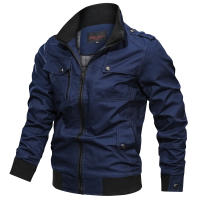 Chaqueta Bomber de Moda para Hombres Primavera Otoño 2025 Ajuste Delgado Material de Algodón - details 4