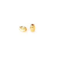 Cuentas de Brass Doradas de 18K Diseño Ovalado Cilíndrico Suministros para Hacer Joyería DIY - details 48