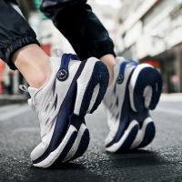 2024 zapatos casuales para hombres a prueba de golpes cómodos al aire libre correr Fitness entrenamiento ejercicio zapatillas Size38-45 - details 6