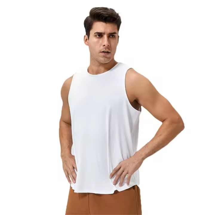 Camiseta deportiva para hombre, camiseta transpirable de manga corta con capa base de malla seca y fresca para correr - 1