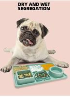 Alimentador Tr triturador para Perros 3 en 1 con Ventosas Alivio del Anxiedad en Baño de Mascotas - details 5