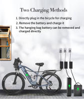 Bicicleta Eléctrica Nathaniel de Acero Aleado 27.5 pulgadas, Freno de Disco, Guardabarros Incluido, Para Adultos, Estilo Clásico - details 10