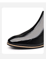 Chelsea botas de hombre de manga británica retro de talla grande botas de cuero británicas - details 6