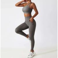 Conjunto de Yoga Sin Costuras para Mujeres Uniforme de Gimnasio de Entrenamiento Sujetador PIESS - details 29
