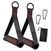 Mangos de gimnasio de Metal con anillo en D, mango de máquina de Cable resistente para entrenamiento con gancho para bandas de resistencia para el hogar, accesorios de Fitness - details 2