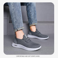 Zapatillas de moda para hombre Zapatillas elásticas ultraligeras y transpirables Suela blanda Zapatos casuales - details 14