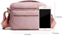 Bolsos cruzados para mujer, bolso de hombro con múltiples bolsillos, bolso de mensajero impermeable, bolso lateral con correa ajustable - details 4