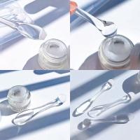 1/2/4 Uds. Cuchara de plástico ABS para crema, palo de masaje para ojos, crema facial de doble uso, crema para ojos, cuchara de belleza - details 1