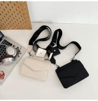 Bolso cuadrado pequeño oscuro Trend Bolso combinado 2 en 1 Bolso de la caja del sobre de cuero de los hombres y las mujeres Bolso pequeño bandolera - details 32