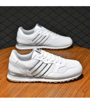 Zapatillas de deporte de cuero para hombre, zapatos deportivos informales para exteriores, antideslizantes, transpirables, cómodos para caminar - details 22