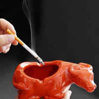 Adorno De Mesa Cerámico Rana Verde Ashtray Figura De Té Accesorio De Interiores Para El Hogar Decoración De Escritorio - details 11