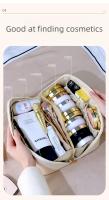 Bolsa de maquillaje de viaje, caja de almacenamiento, organizador de cosméticos, contenedor de plástico para tocador de baño y hogar - details 10