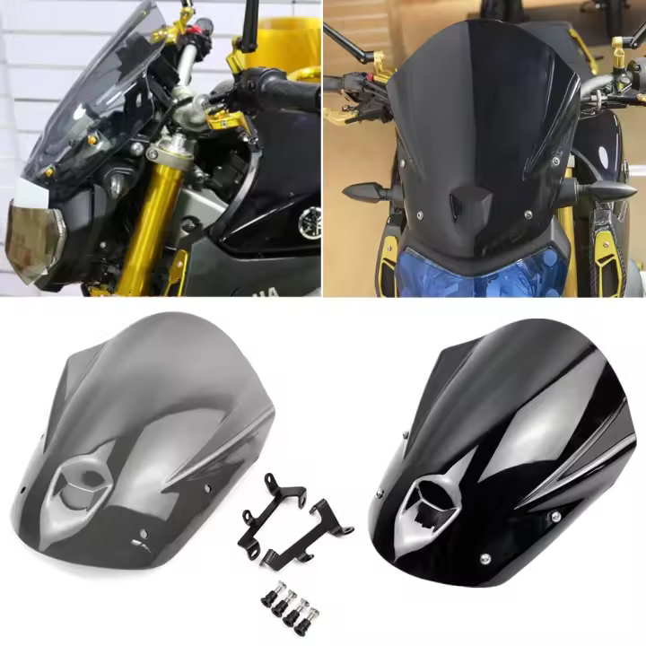 Protectores de Espalda FZ09 MT09 Deflectores de Viento con Soporte para Yamaha Productos Normales - 1