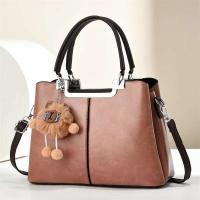 Bolso de hombro diagonal de gran capacidad para mujer de gama alta, modelo de PU de otoño 21373 - details 1