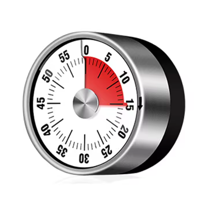Temporizador Visual mecánico de cuenta atrás para cocina, reloj de enseñanza para aula, reunión de enseñanza, trabajo Cookin, 1 ud. - 1