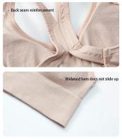 Sujetadores deportivos sexys con espalda cruzada para Yoga, camiseta sin mangas para mujer, Fitness, gimnasio, a prueba de golpes, sin costuras, entrenamiento para correr, ropa interior de secado rápido, chaleco - details 23