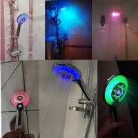 Cabezal de ducha LED con Control Digital de temperatura, rociador de ducha con 3 modos de pulverización, filtro de ahorro de agua con luz LED, ahorro de Ducha - details 14