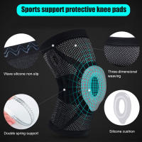 Rodillera deportiva transpirable de compresión, 2 piezas, anticolisión, ciclismo, baloncesto, fútbol, montañismo, Fitness - details 3