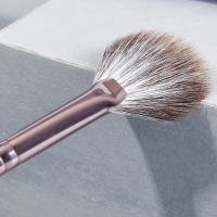 Snow fox pelo sector resaltando cepillo paquete único pelo de animal pinceles rubor pinceles de maquillaje herramientas de maquillaje de belleza estuco - details 0