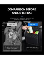 Bolsa de Almacenamiento Multifuncional para Asiento de Automóvil Bolsa de Cuero para Modelos Comunes - details 2