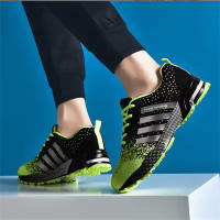 Zapatillas de correr transpirables para hombre y mujer, zapatos deportivos ligeros para exteriores, calzado de entrenamiento atlético cómodo - details 11