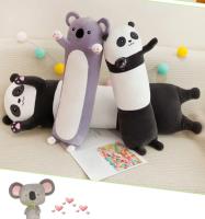 Almohada de panda gigante para niñas, muñeco de juguete de felpa, patas largas de clip para dormir, muñeca de tela, regalo de cumpleaños para niños, cojín para silla - details 7