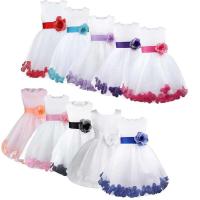 Elegante Vestido de Princesa de Tul con Flores Perfecto para Paredas, Bodas, Fiestas de Cumpleaños, Baile Formnal Tutu para Damas de Honor - details 0