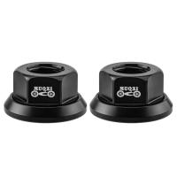 2 uds CNC 3/8 tuerca de cubo de bicicleta M10 tornillo de eje trasero de alta resistencia accesorios de bicicleta de aleación de aluminio anodizado MTB - details 4